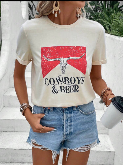 Cowboys & Beer Tee