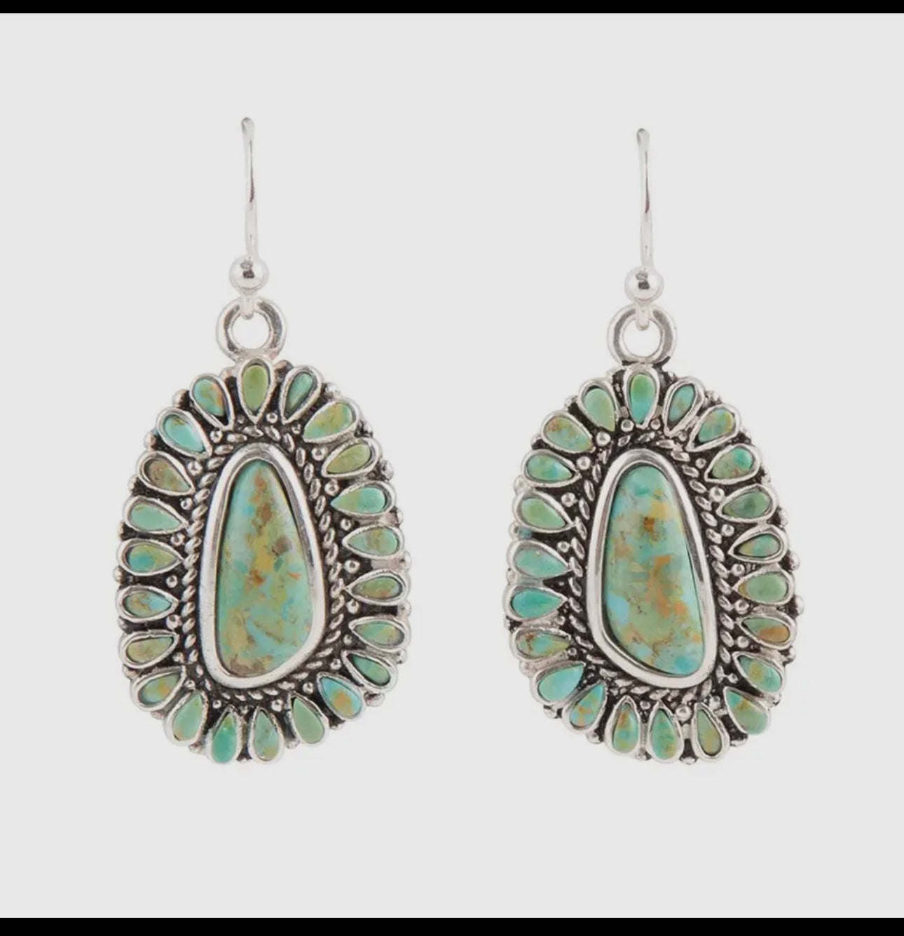 Sedona Turquoise and Sterling Silver Earrings