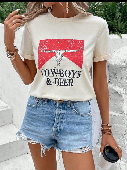 Cowboys & Beer Tee