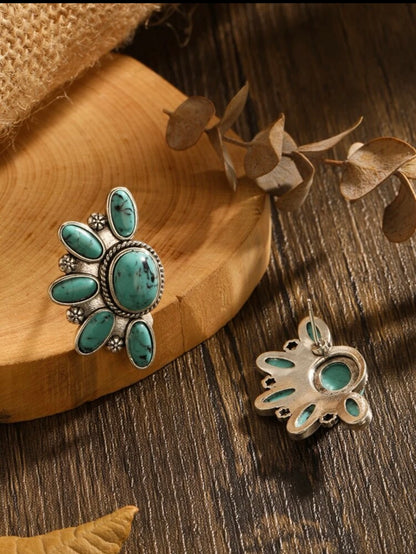 Just This Once Turquoise Earrings