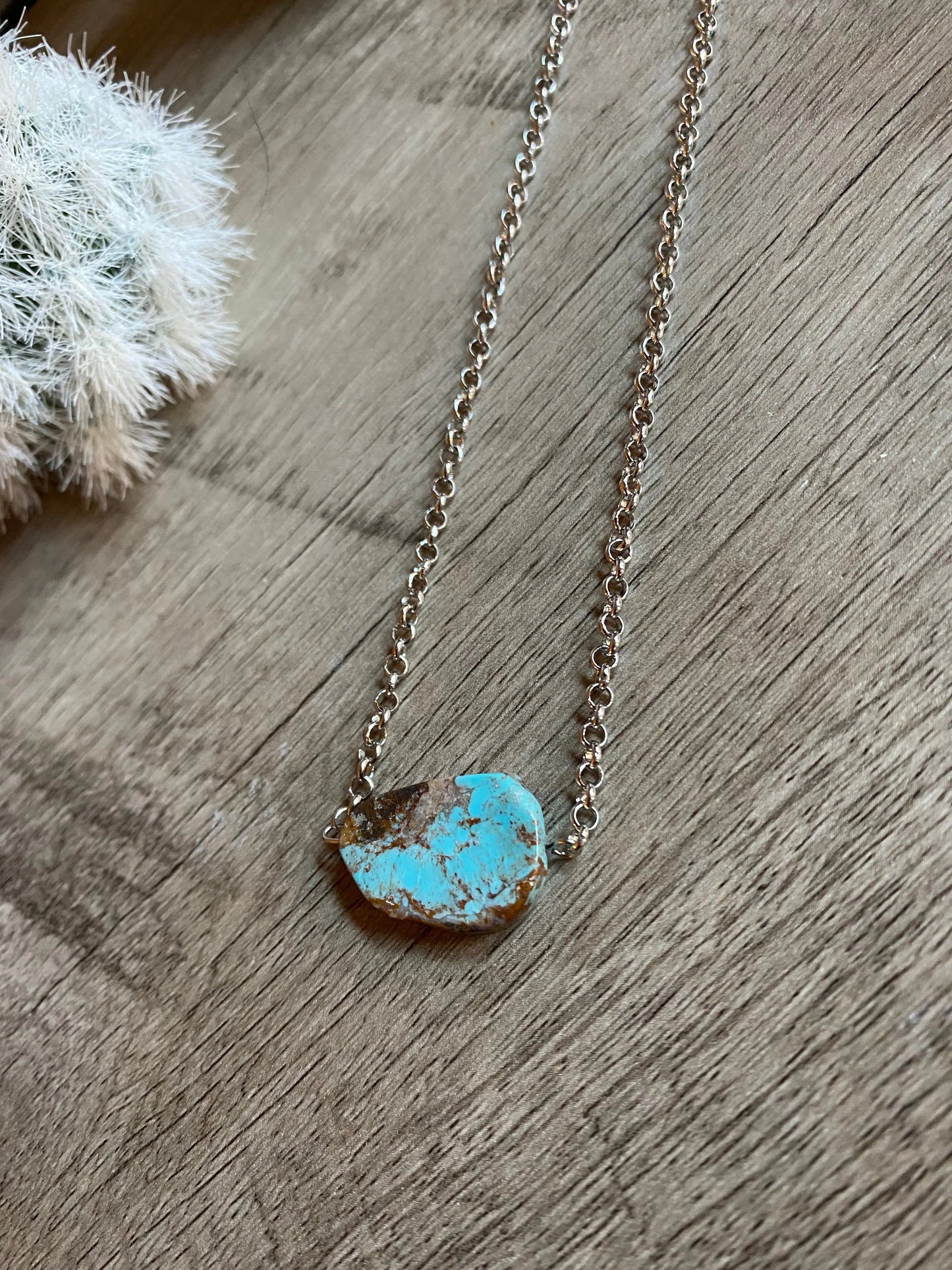 Real Slab Turquoise Chocker