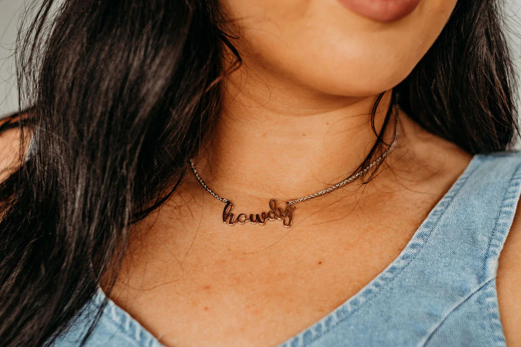 Howdy Chain Necklace