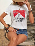 Cowboys & Beer Tee