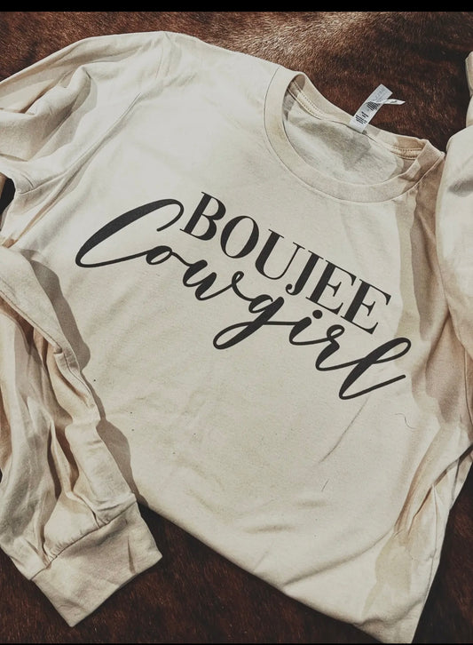 Boujee Cowgirl Long Sleeve Shirt