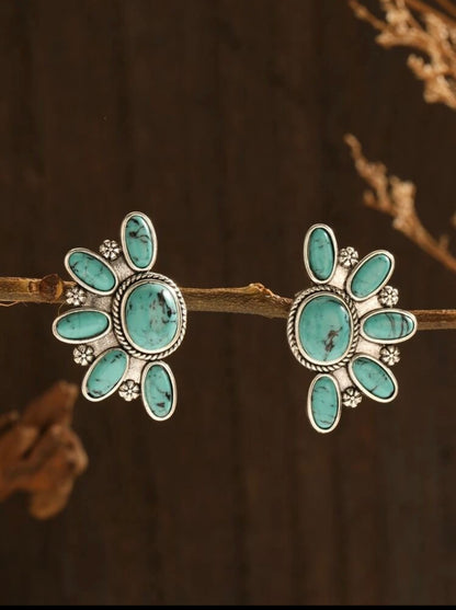 Just This Once Turquoise Earrings