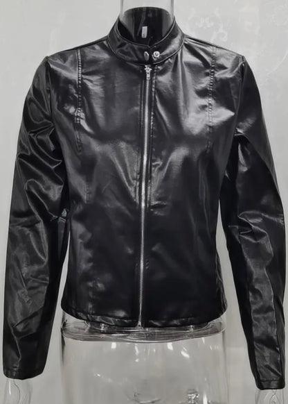 Ellie Black Leather Jacket