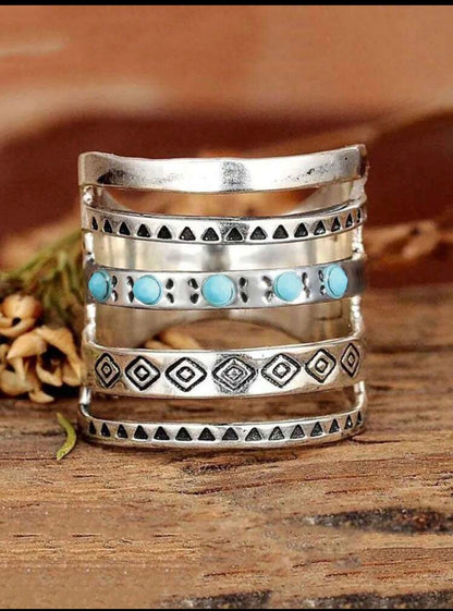 Bourbon Southern style Turquoise Ring