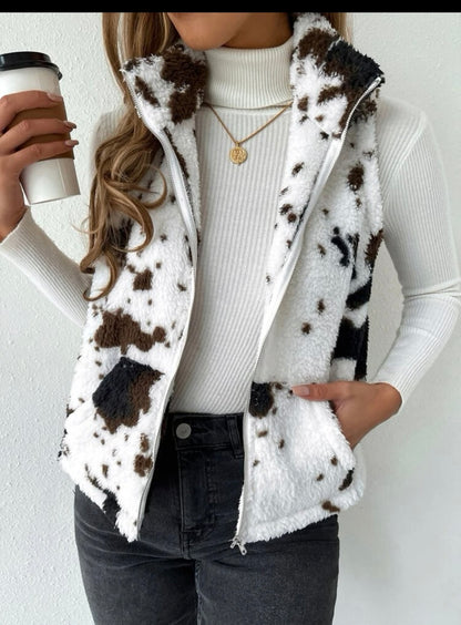 Cowprint Vest