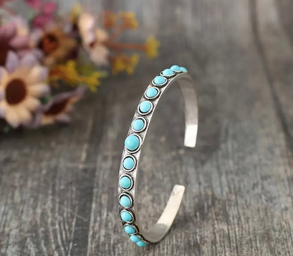 Trinity Cuff Turquoise Bracelet