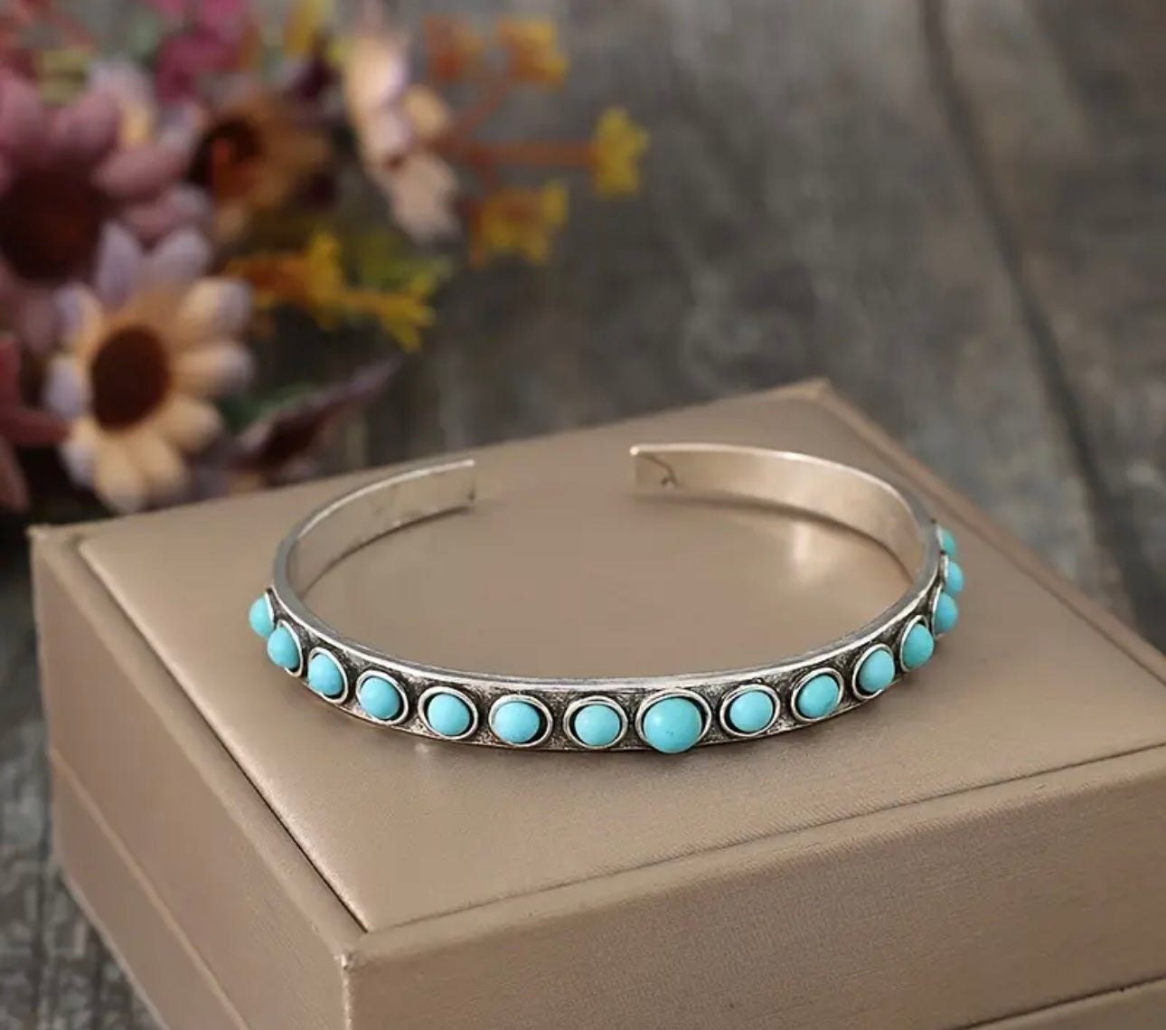 Trinity Cuff Turquoise Bracelet