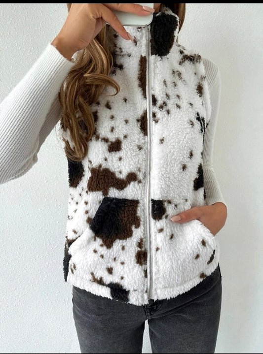 Cowprint Vest