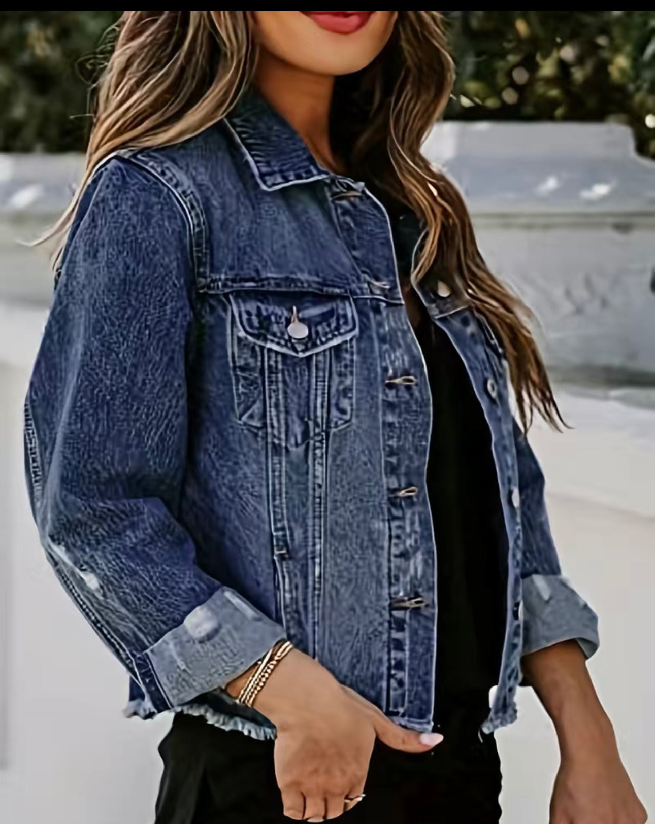 Sarah Blue Denim Jacket