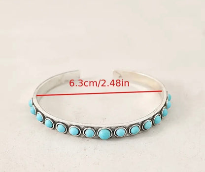 Trinity Cuff Turquoise Bracelet