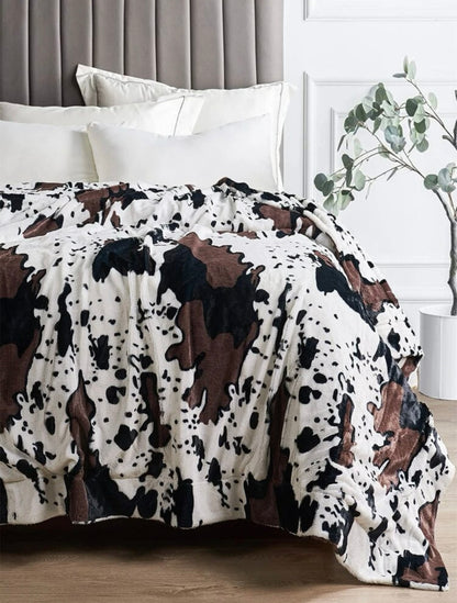 Cow print Throw or Bedding