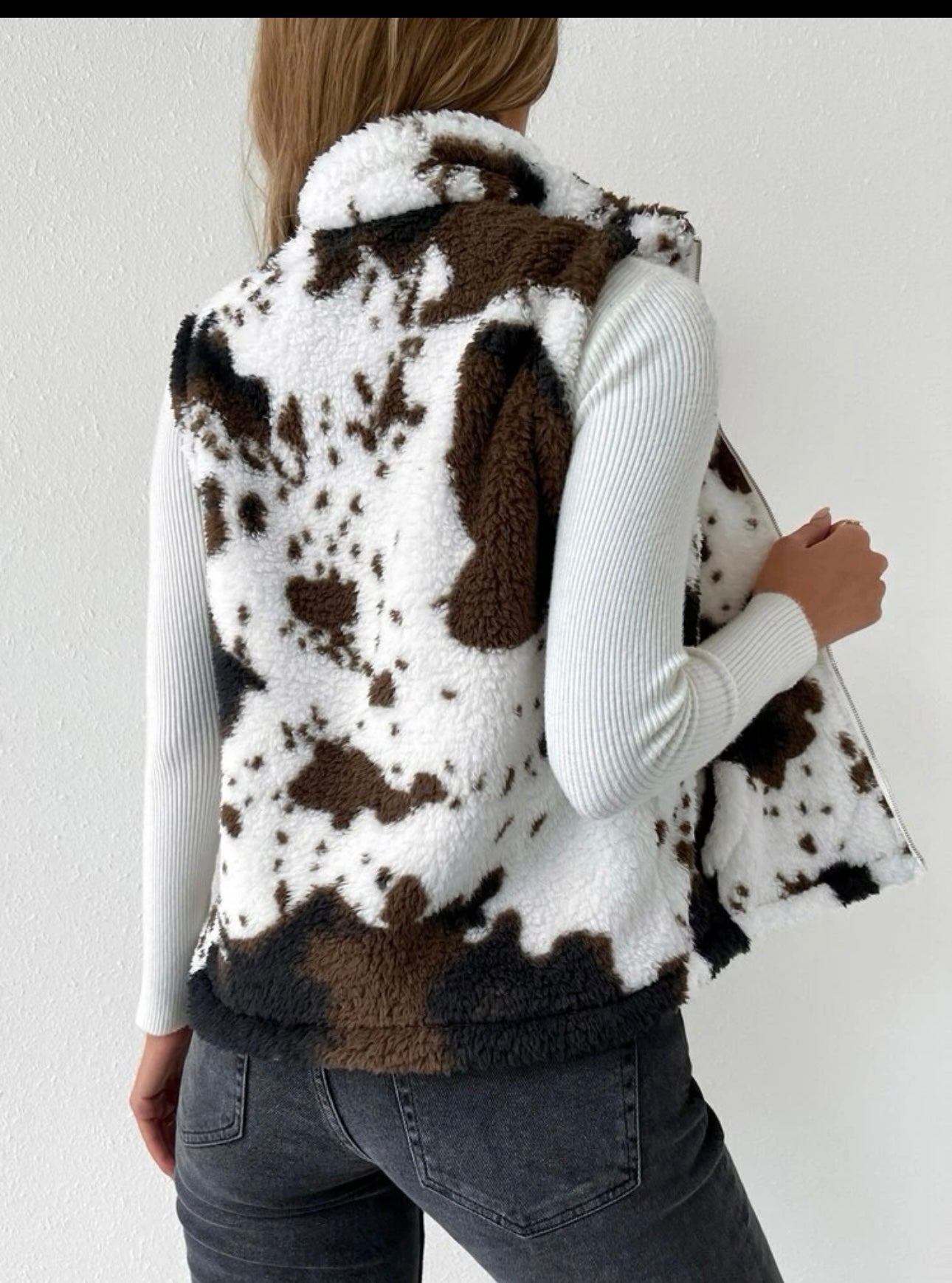 Cowprint Vest