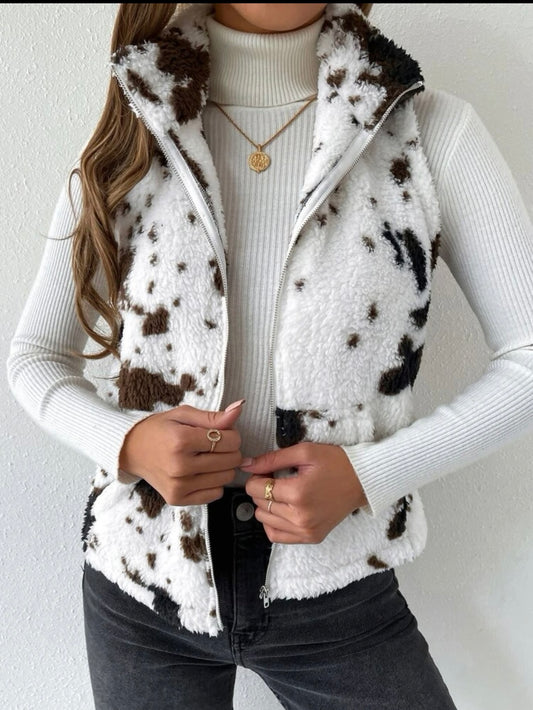 Cowprint Vest