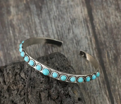 Trinity Cuff Turquoise Bracelet