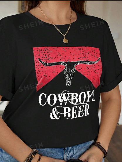 Cowboys and Beer Tee