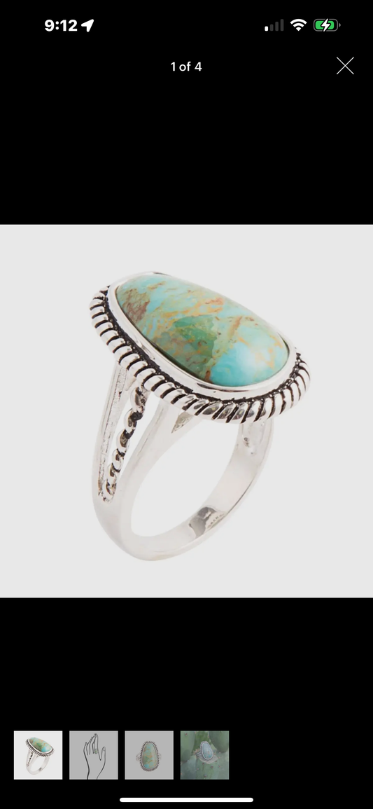 The Jazmin Turquoise Ring