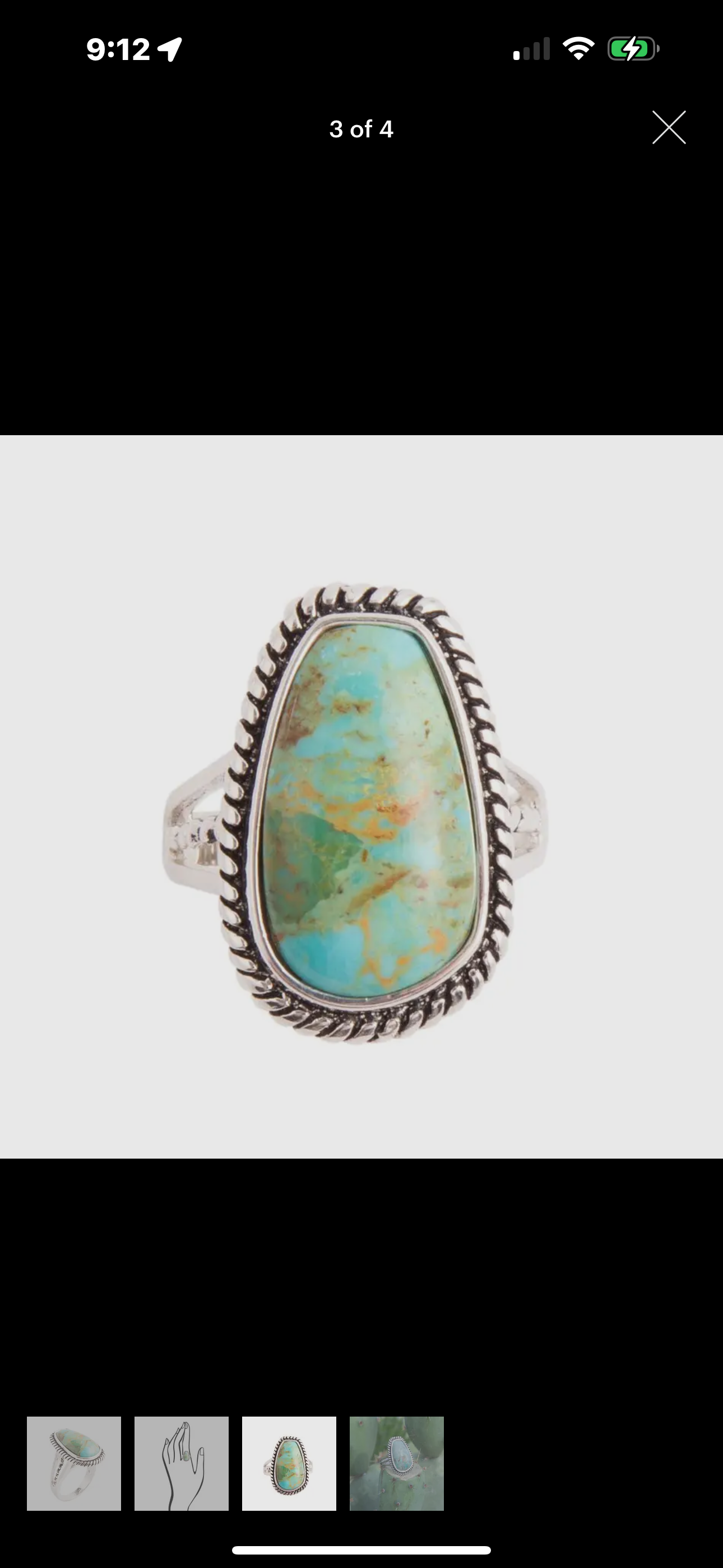 The Jazmin Turquoise Ring