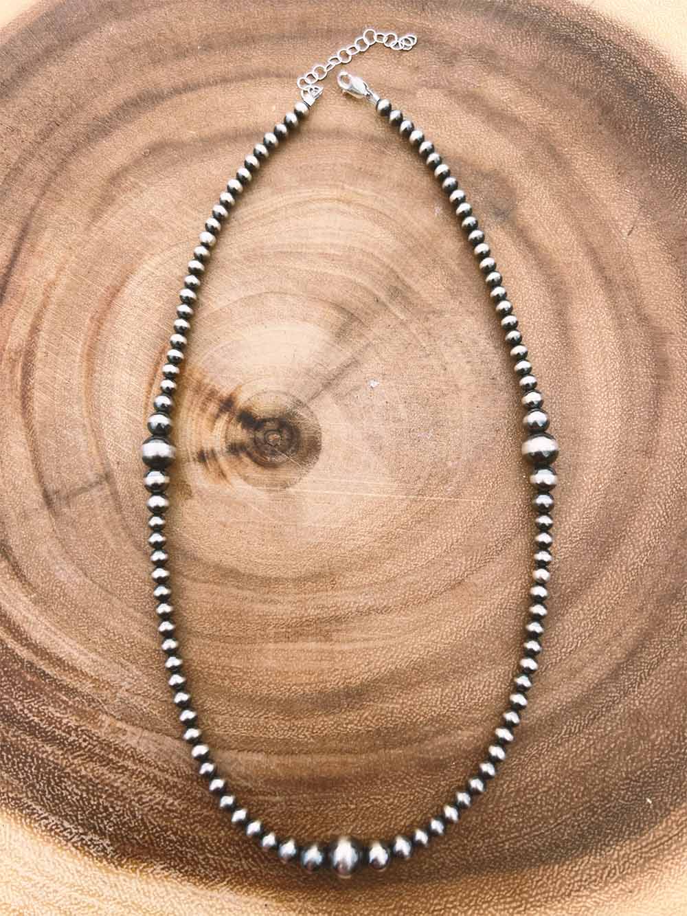 Silver Navajo Pearl necklace