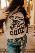 They Call The Thing Rodeo Western Graphic-tee Shirt