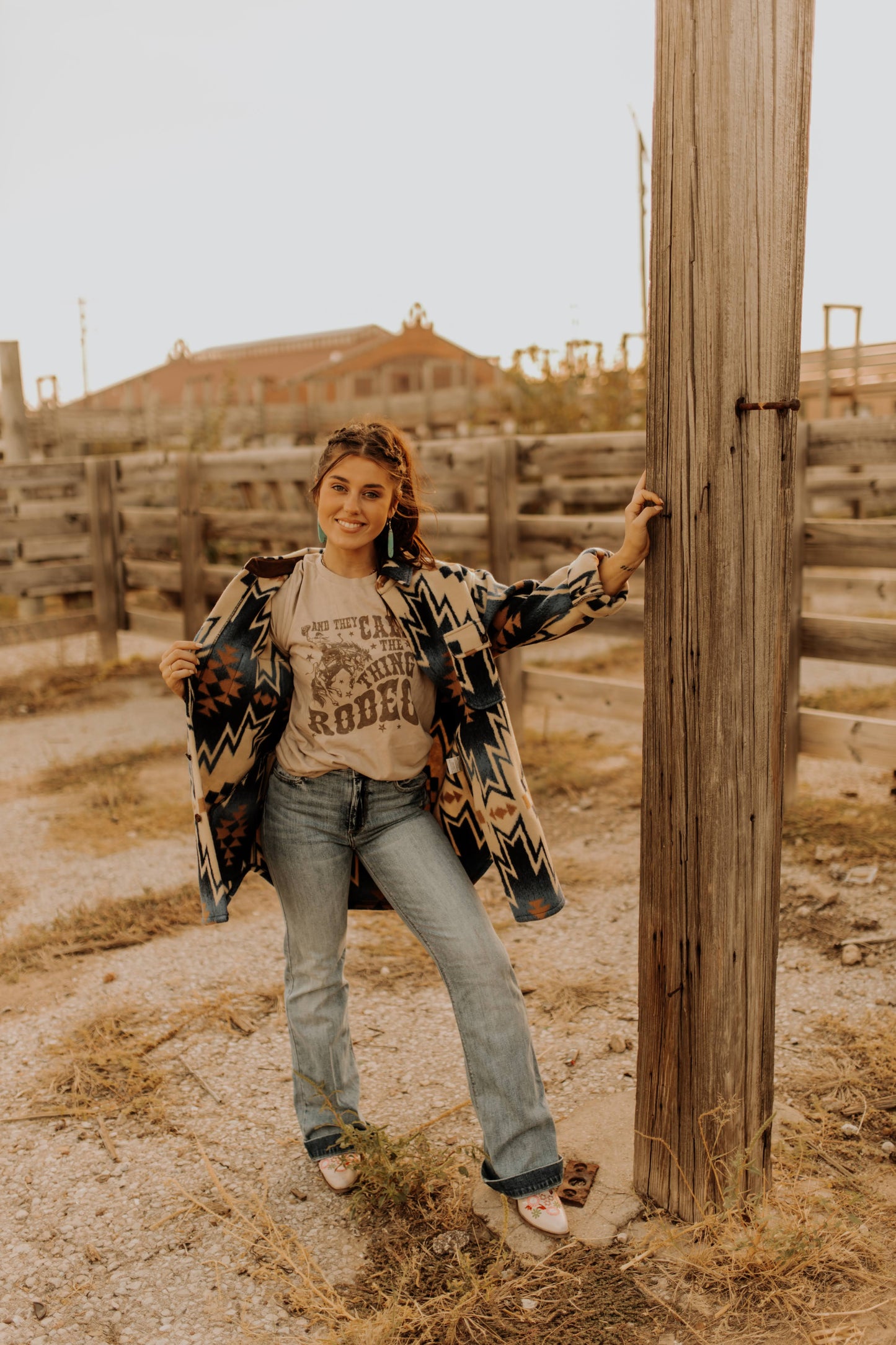 They Call The Thing Rodeo Western Graphic-tee Shirt